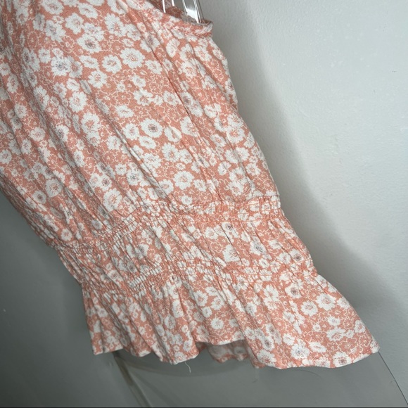 NEW Urban Romantics Pink Floral Mock Neck Halter Sleeveless Tank Top Size XS - Picture 5 of 8